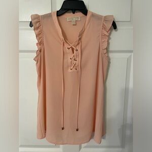 Michael Kors Pink Sleeveless Blouse